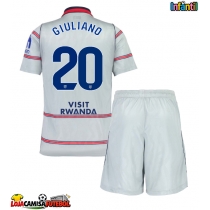 Camisa de Futebol Atletico Madrid Giuliano Simeone #20 Equipamento Alternativo Infantil 2026-27 Manga Curta (+ Calças curtas)